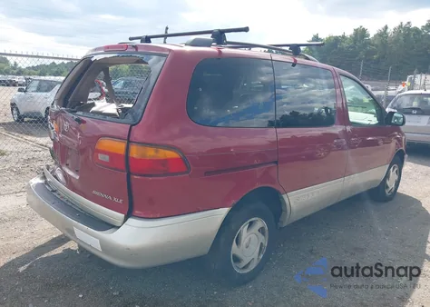 2000 Toyota Sienna Xle from USA, damaged, VIN 4T3ZF13C8YU245685